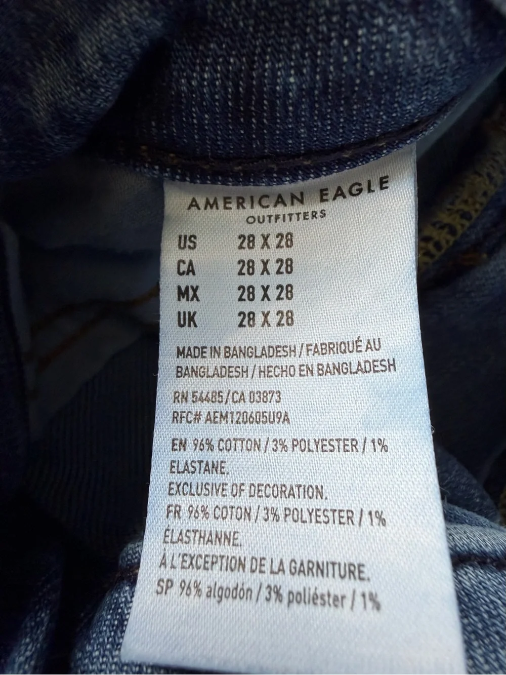 American Eagle Outfitters medium blue